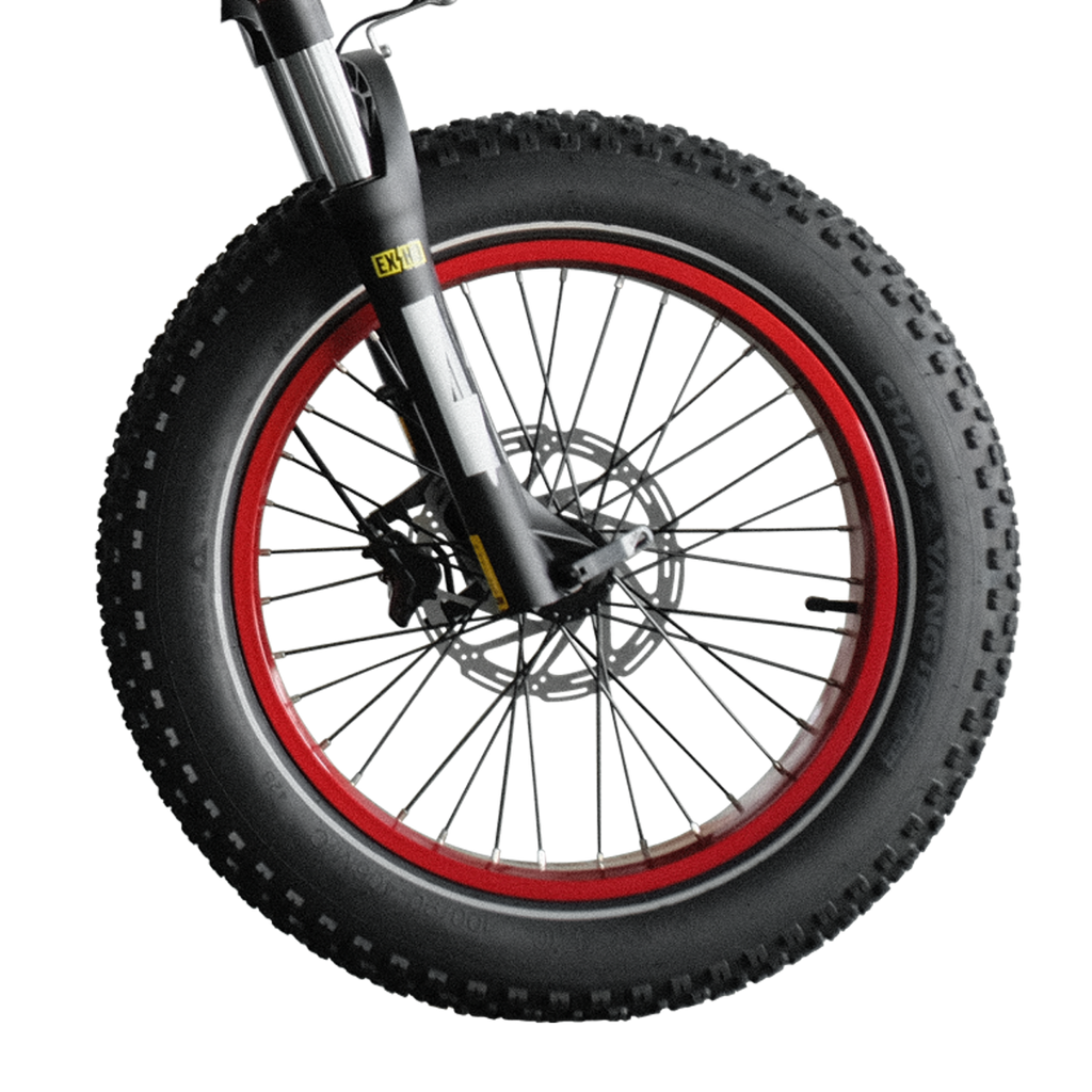 VTUVIA Reflective Fat Tire