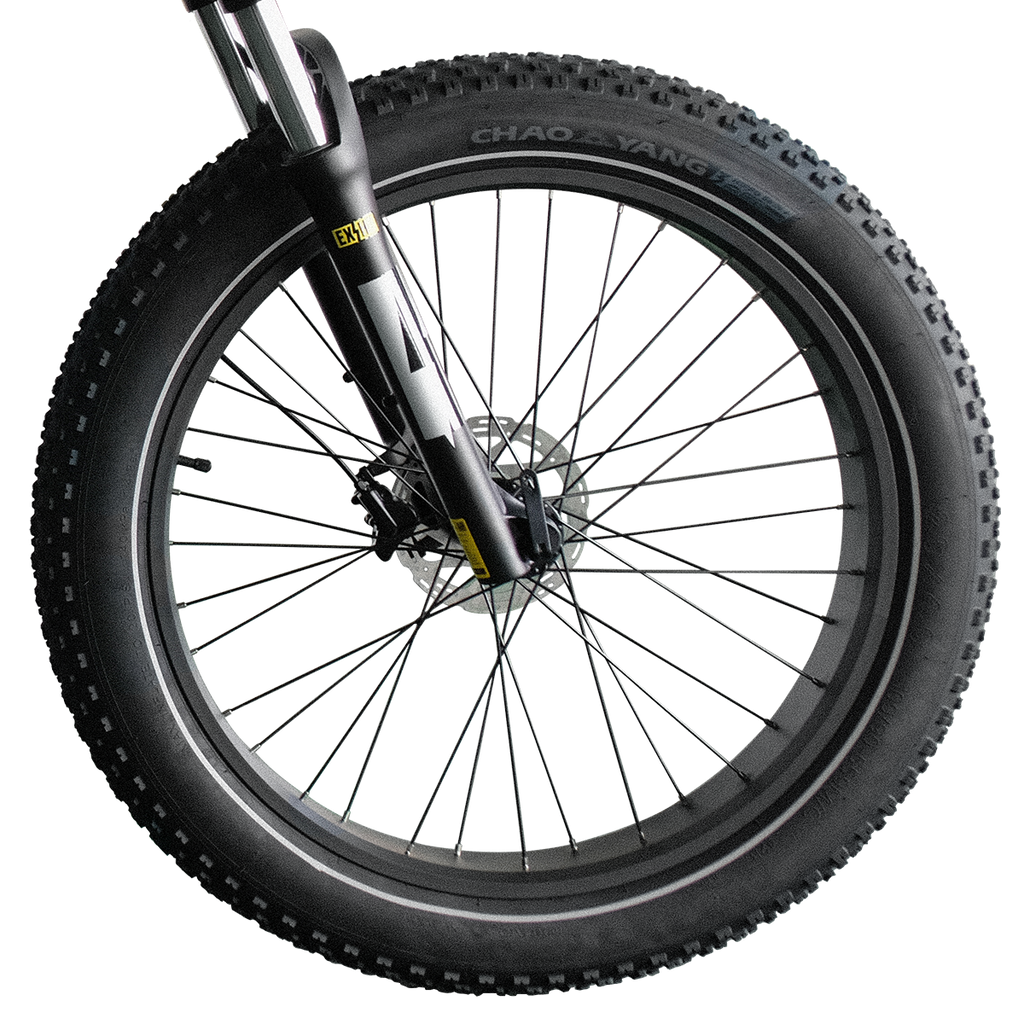 VTUVIA Reflective Fat Tire