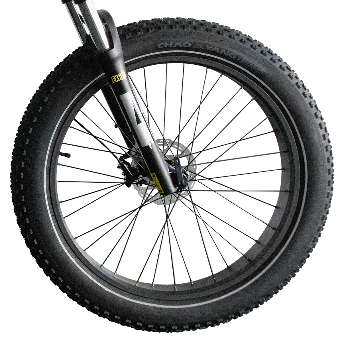 VTUVIA Reflective Fat Tire
