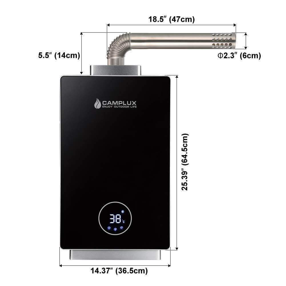 Camplux 12L Indoor Tankless Water Heater White *BEST SELLER*