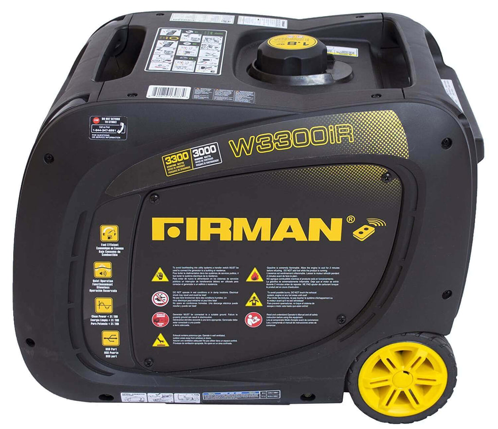 Firman 3,300/3,000W Whisper Series Gas Portable Generator