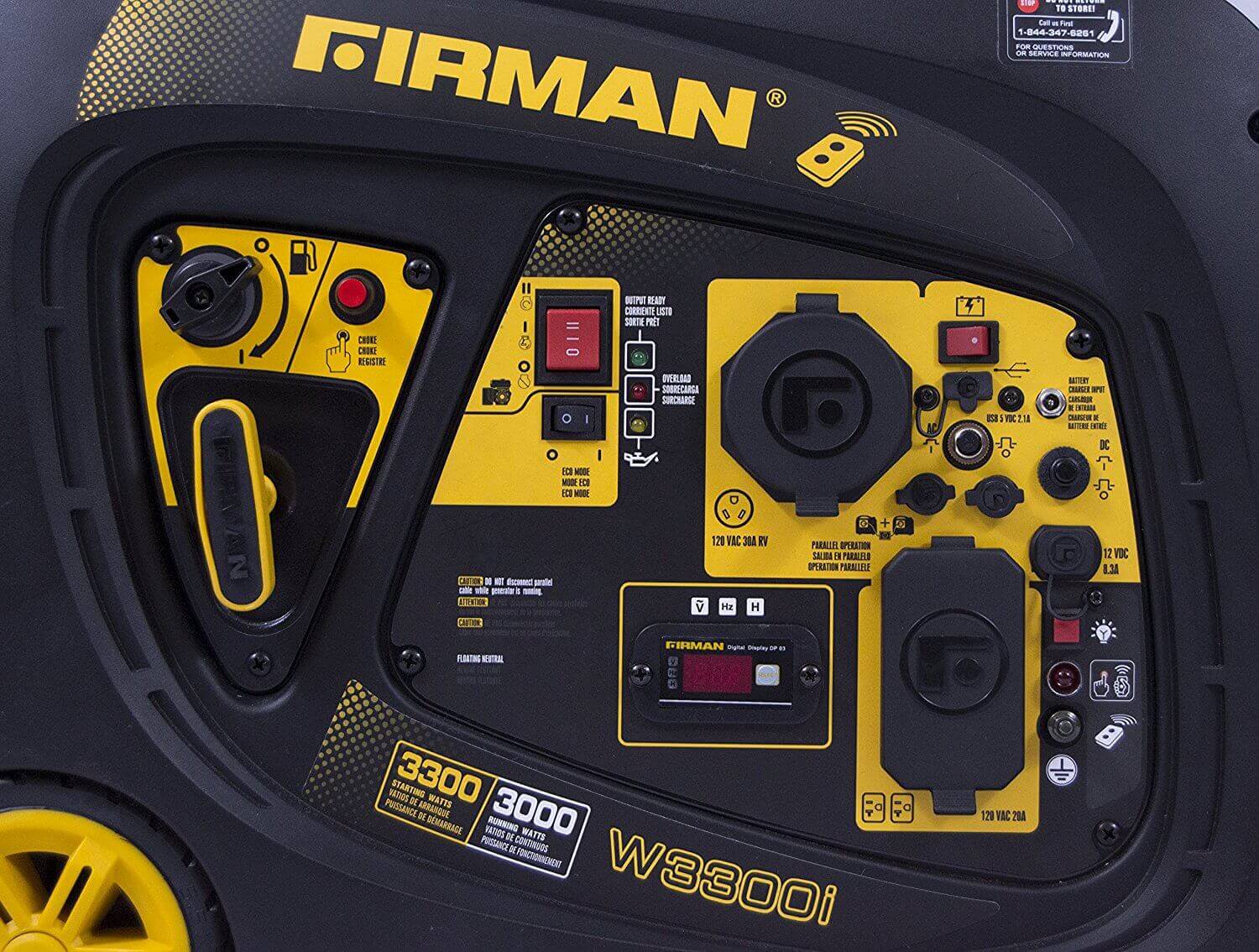 Firman 3,300/3,000W Whisper Series Gas Portable Generator