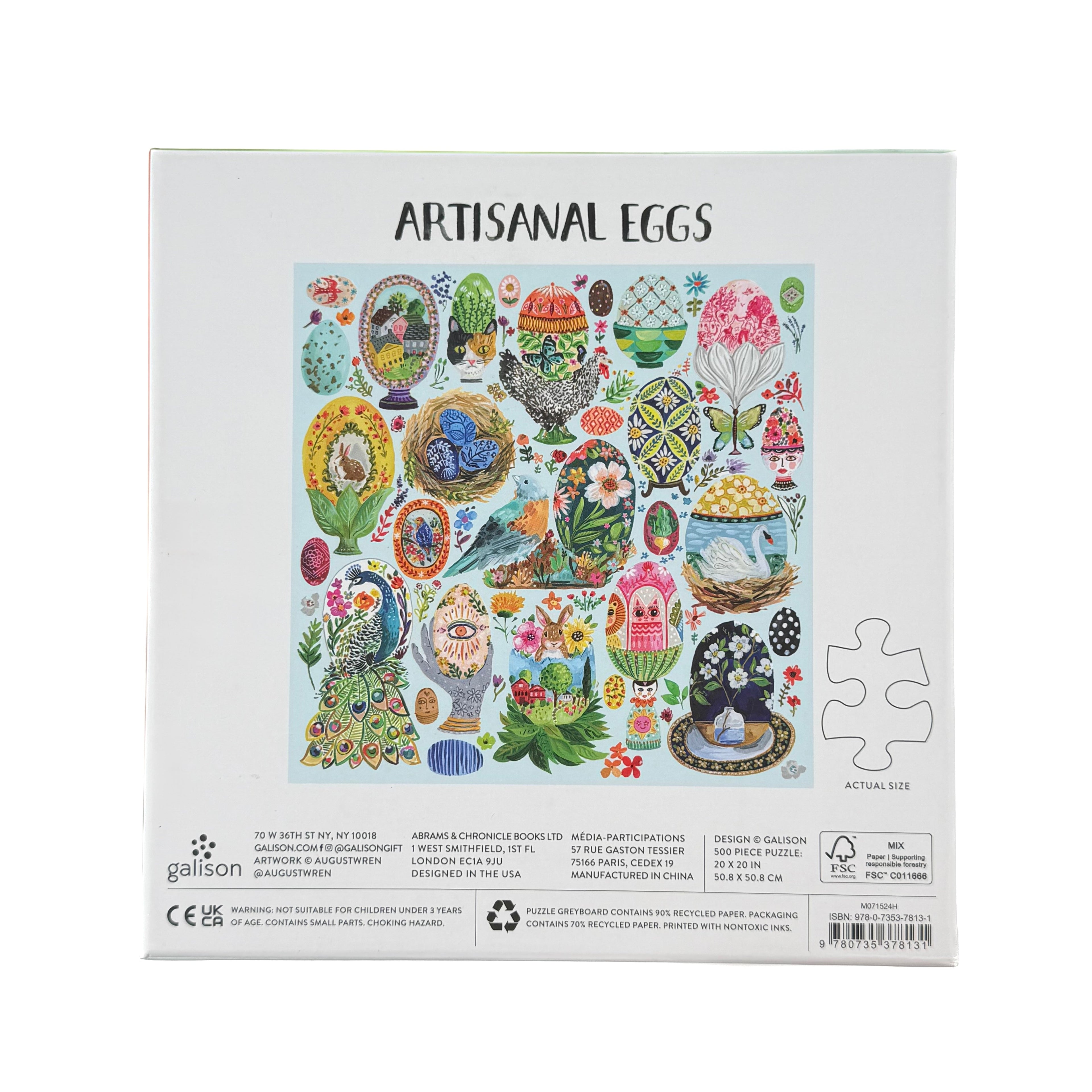 Artisanal Eggs/Easter Jigsaw Puzzle