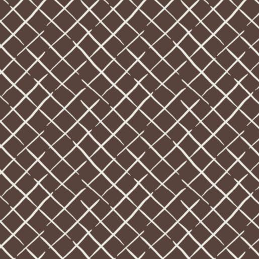 Bahama Court Trellis Unpasted Wallpaper - Chocolate Brown
