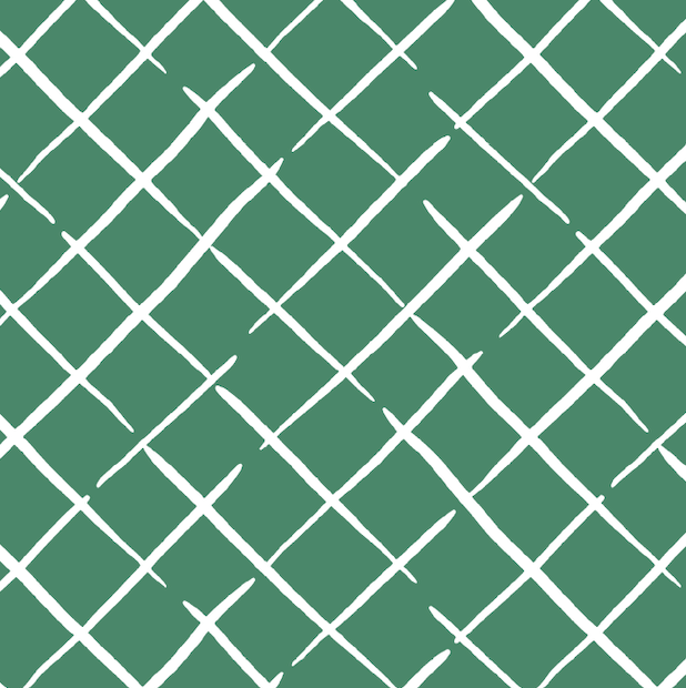 Bahama Court Trellis Unpasted Wallpaper - Forest Green