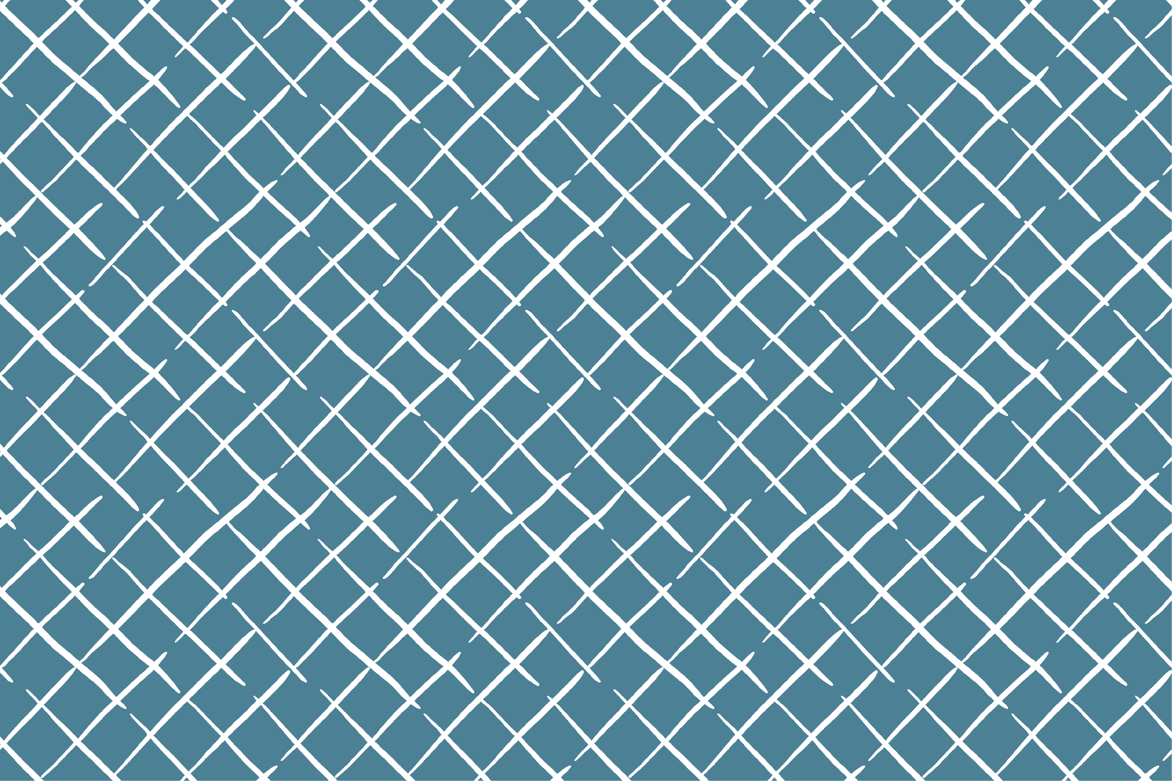 Bahama Court Trellis Fabric - Pool Blue