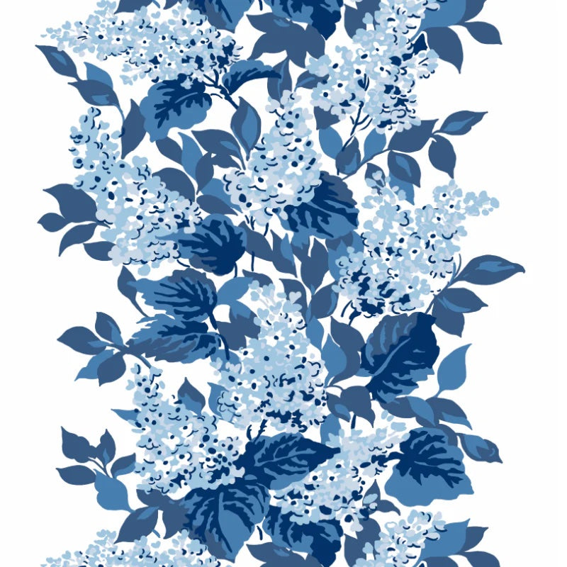 Bar Harbor Unpasted Wallpaper - All Over Blue