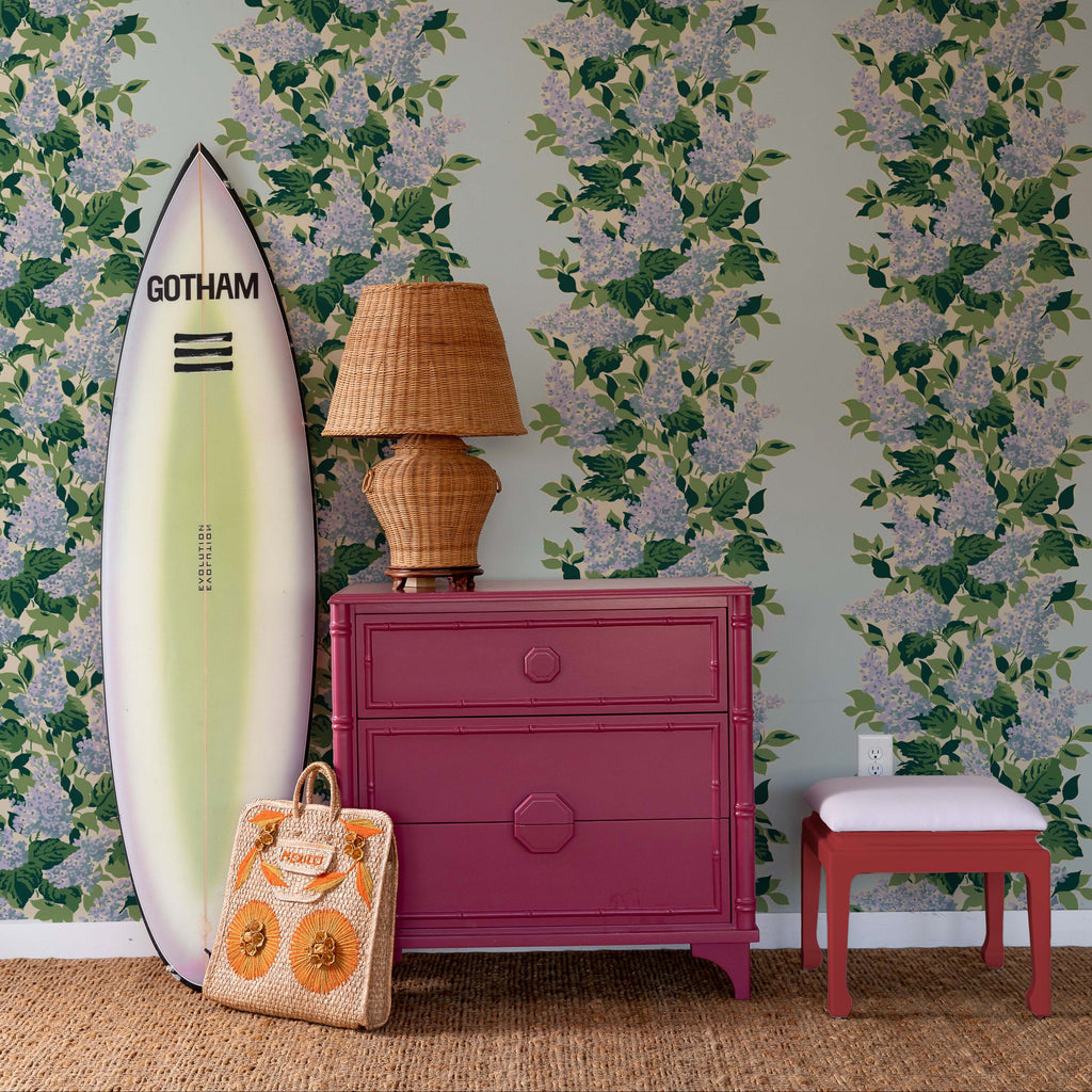 Bar Harbor Unpasted Wallpaper - Sky Blue