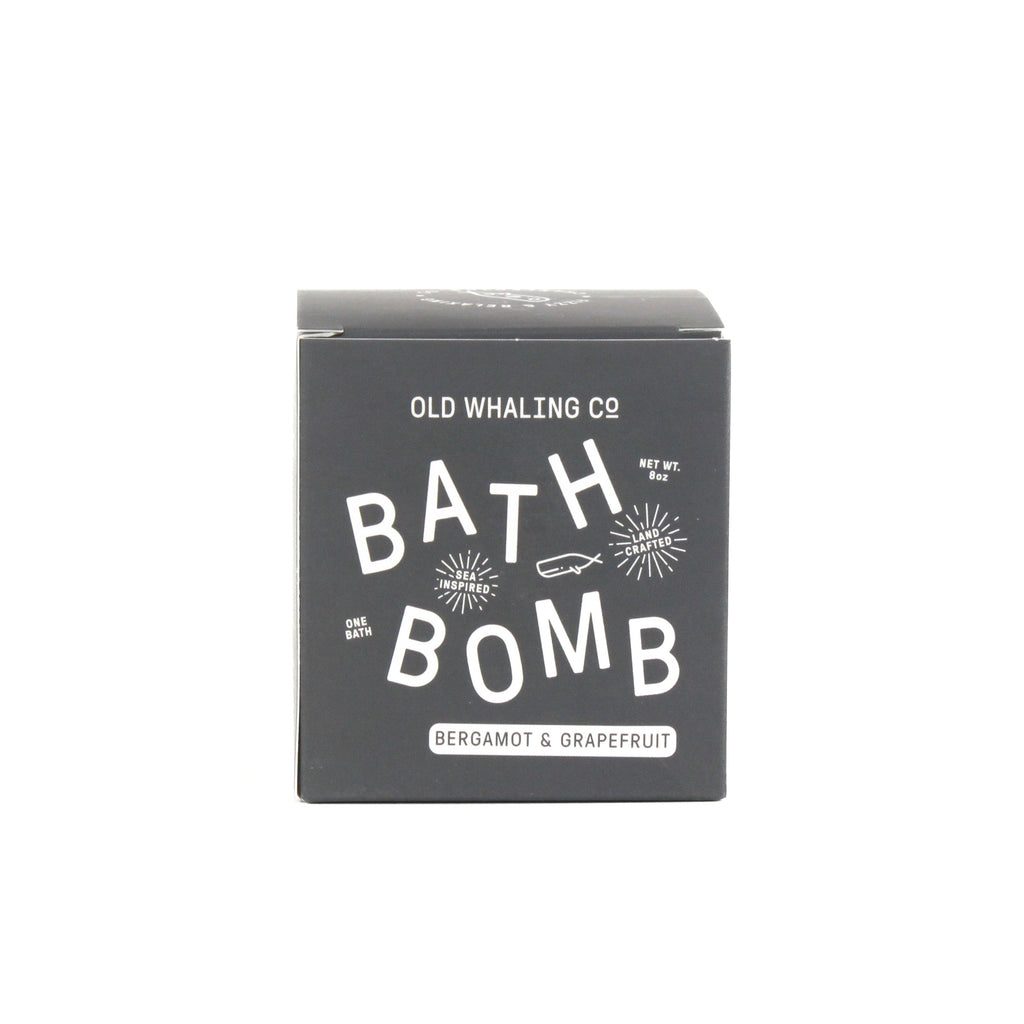 Bath Bomb - Bergamot & Grapefruit (Charcoal Grey)