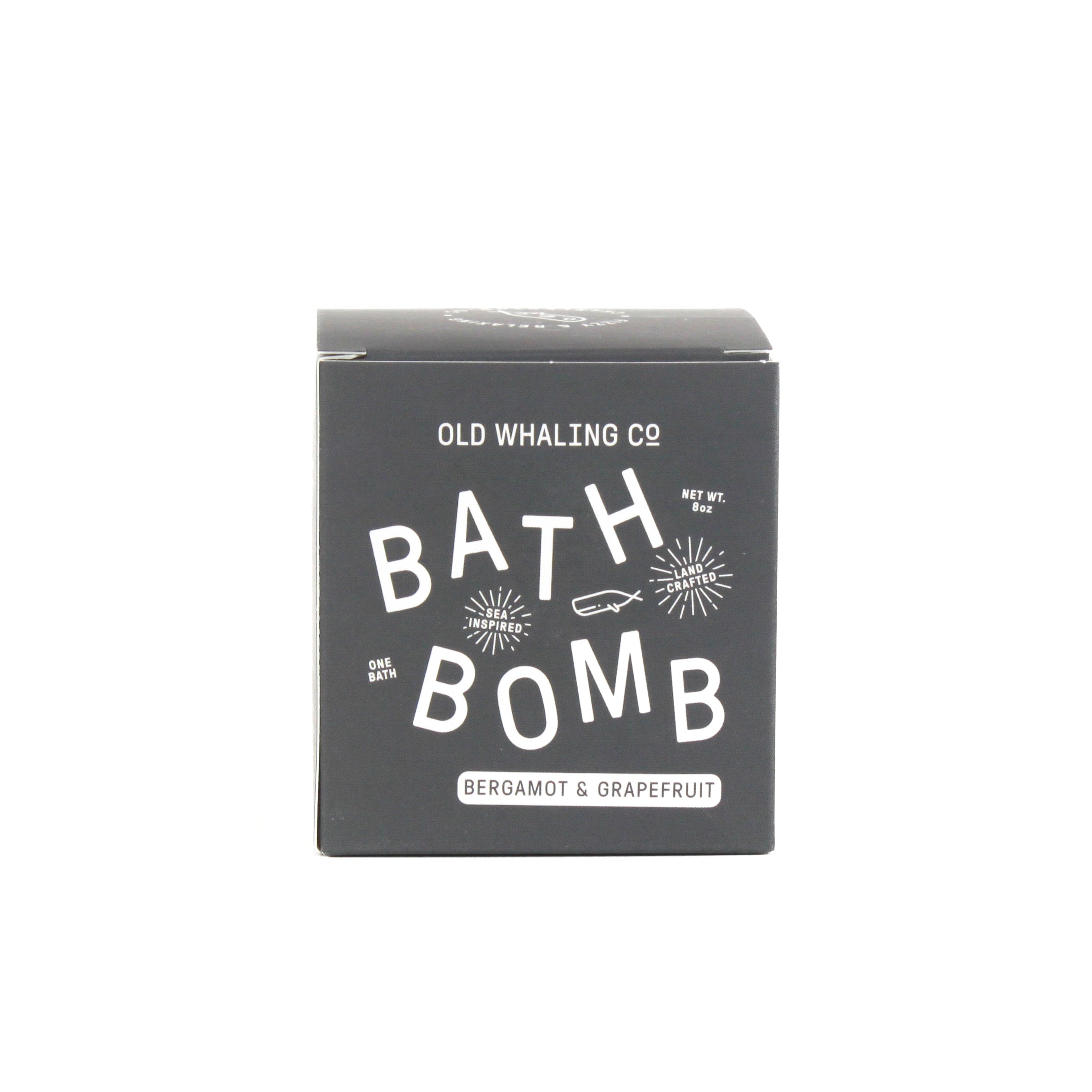 Bath Bomb - Bergamot & Grapefruit (Charcoal Grey)