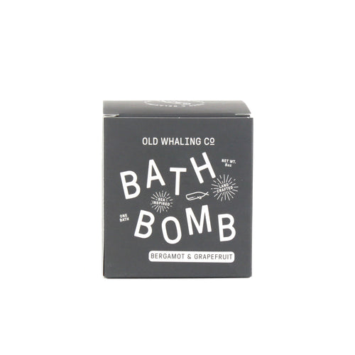 Bath Bomb - Bergamot & Grapefruit (Charcoal Grey)