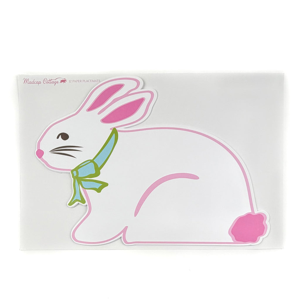 Die-Cut Easter Bunny Placemat, Set of 12