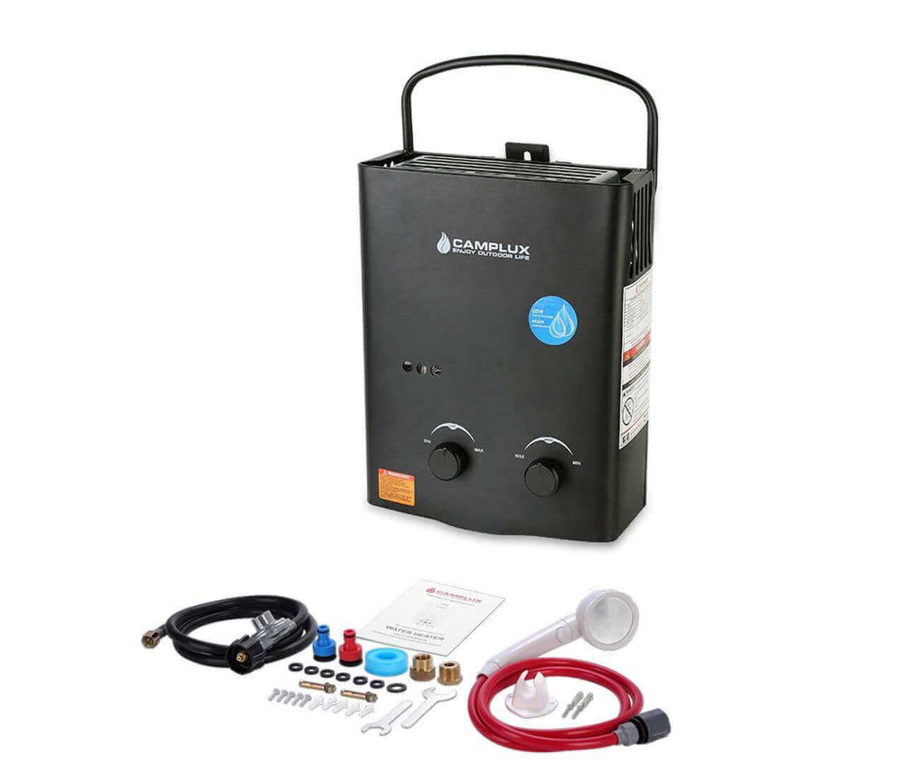 Camplux 5L Propane Portable Tankless Water Heater (CSA Certified For Outdoor Use)