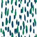 Club House Brushstroke Fabric - Forest Green