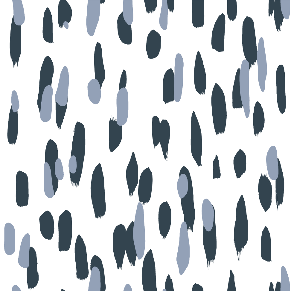 Club House Brushstroke Fabric - Navy Blue