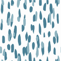 Club House Brushstroke Fabric - Pool Blue