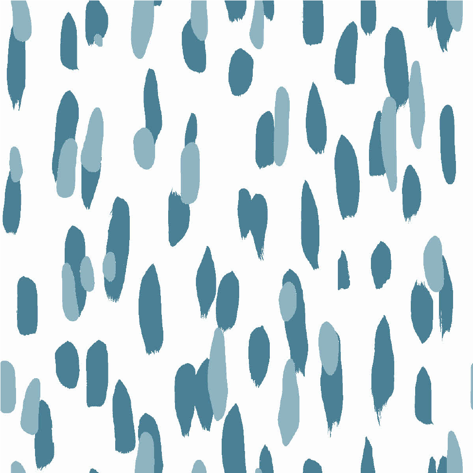 Club House Brushstroke Fabric - Pool Blue