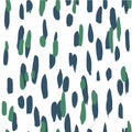 Club House Brushstroke Unpasted Wallpaper - Forest Green