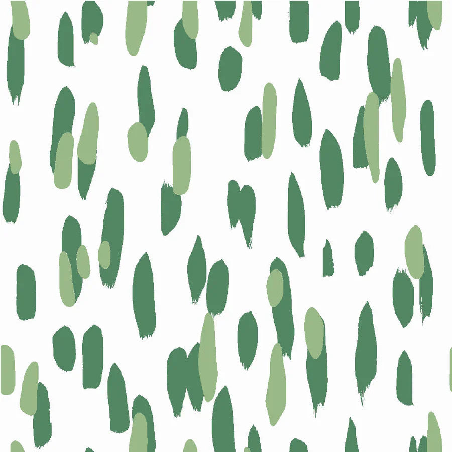 Club House Brushstroke Unpasted Wallpaper - Palm Green