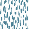 Club House Brushstroke Unpasted Wallpaper - Pool Blue