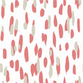 Club House Brushstroke Unpasted Wallpaper - Rhubarb