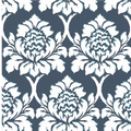 Kelmarsh Hall Fabric - Indigo Blue
