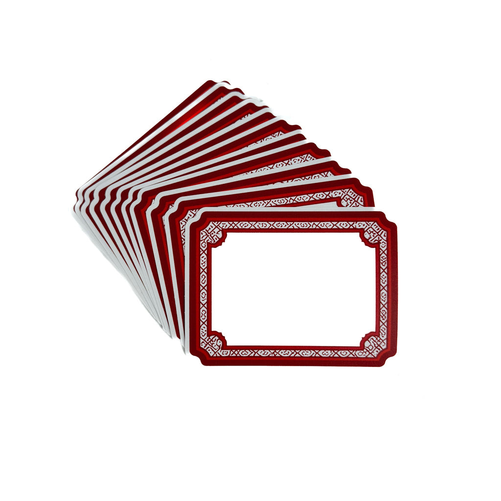 Geranium Place Cards, Set of 12