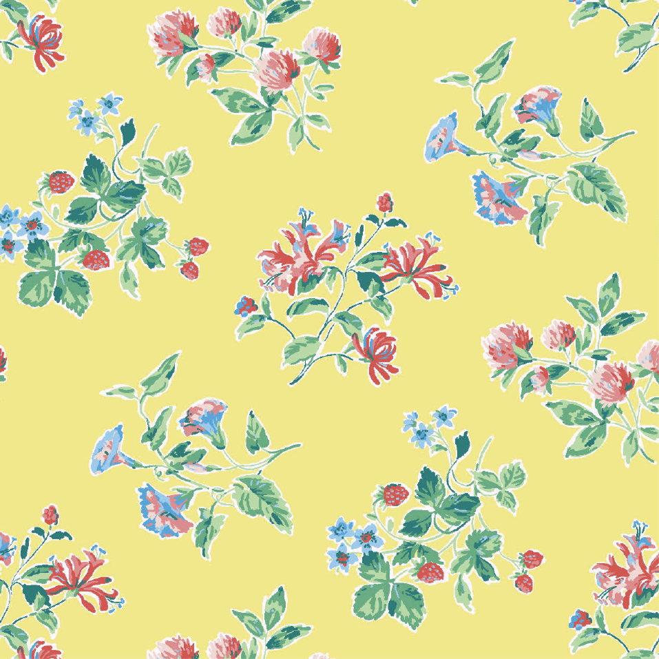 Painswick Hall Fabric - Goldenrod Yellow