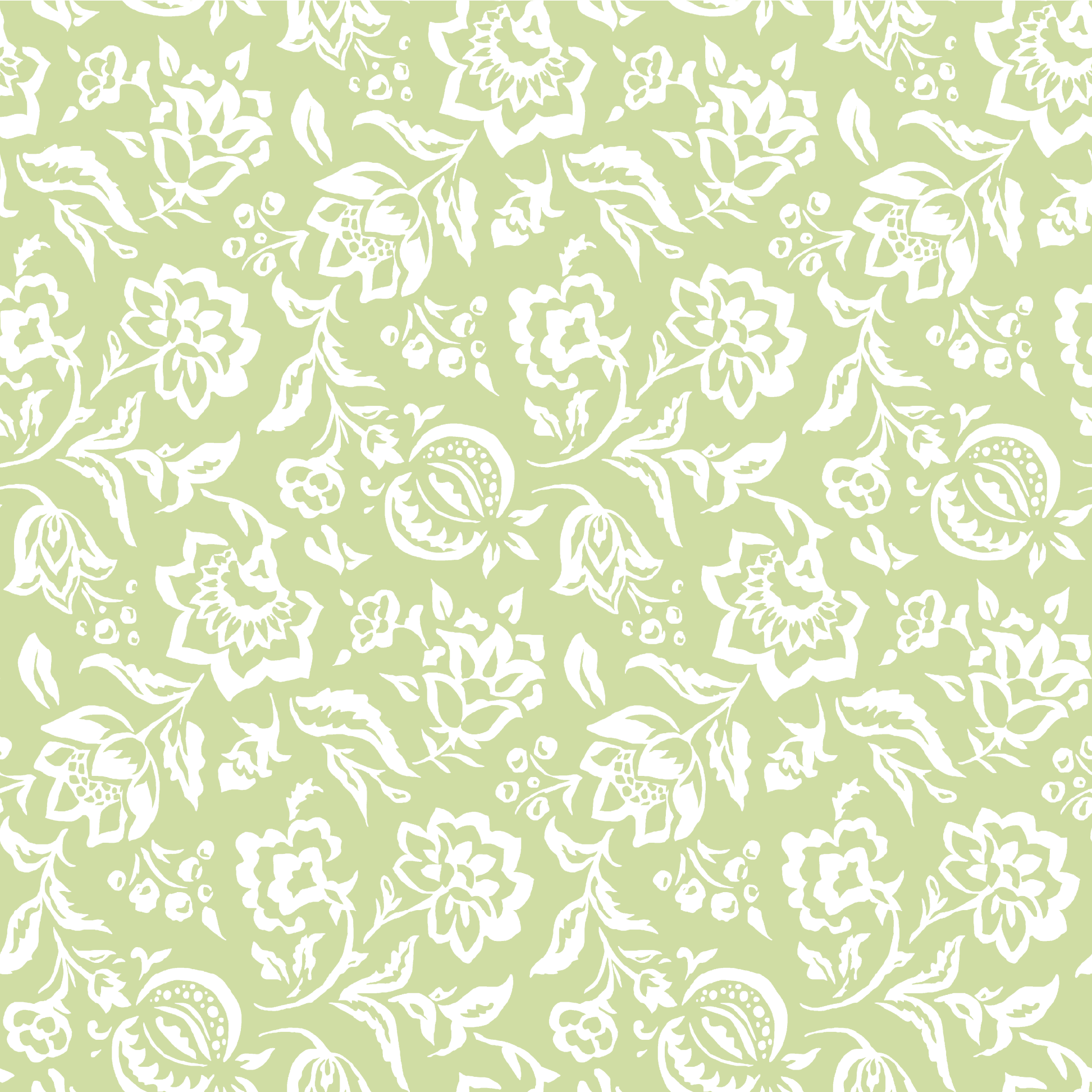 Hampton Court Fabric - Meadow Green