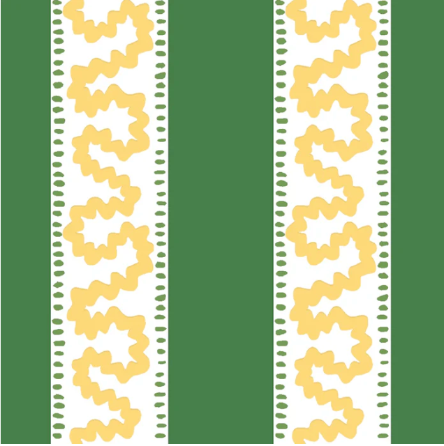 Harbor Trail Unpasted Wallpaper - Grass Green