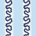 Harbor Trail Navy Sky Blue Outdoor Fabric by the Yard