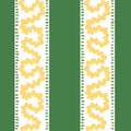 Harbor Trail Grass Green and Yellow Outdoor Fabric by the Yard