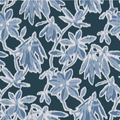 Beyond the Grotto Fabric - Ocean Blue