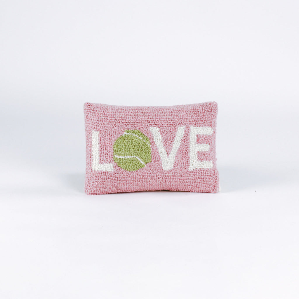 Pink "Love" Tennis Pillow