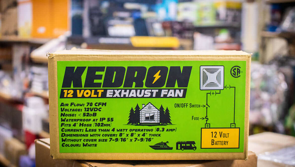 KEDRON® 12V DC Exhaust Fan