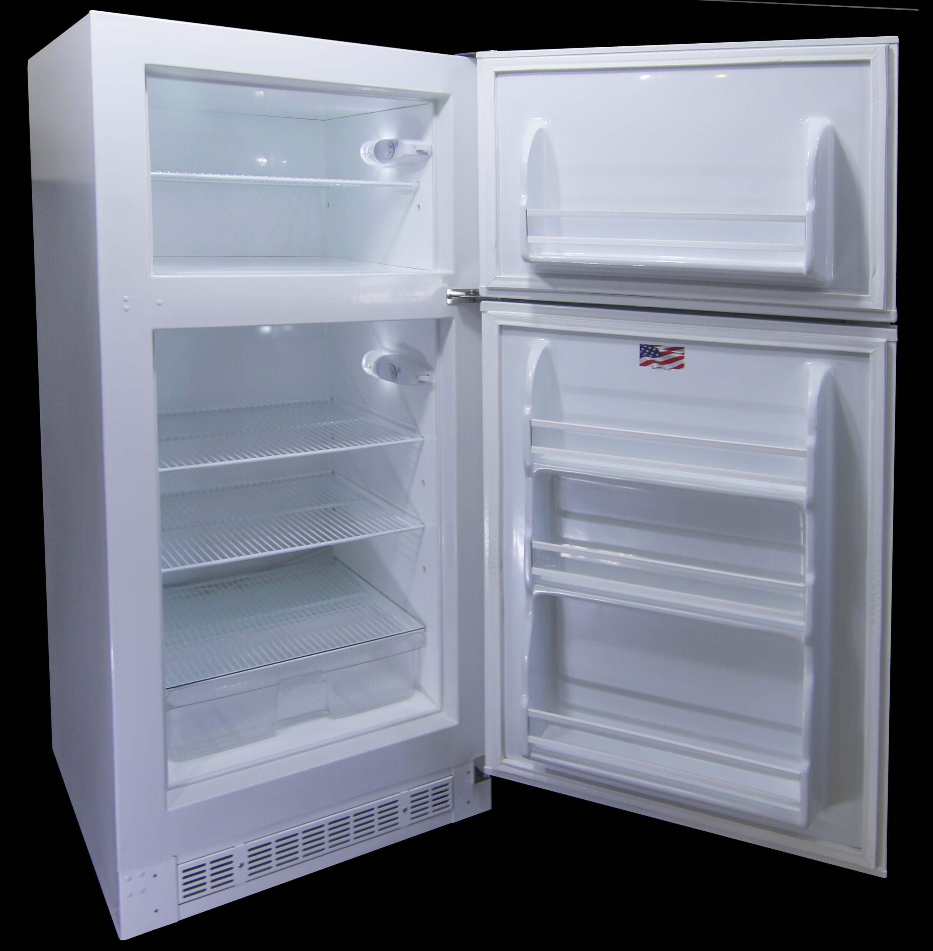 SunStar 16CU Solar/DC Refrigerator - White