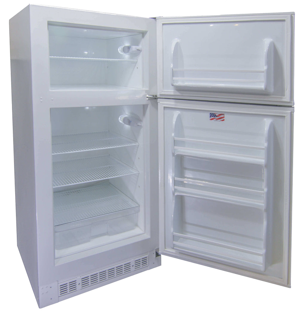 SunStar 16CU Solar/DC Refrigerator - White