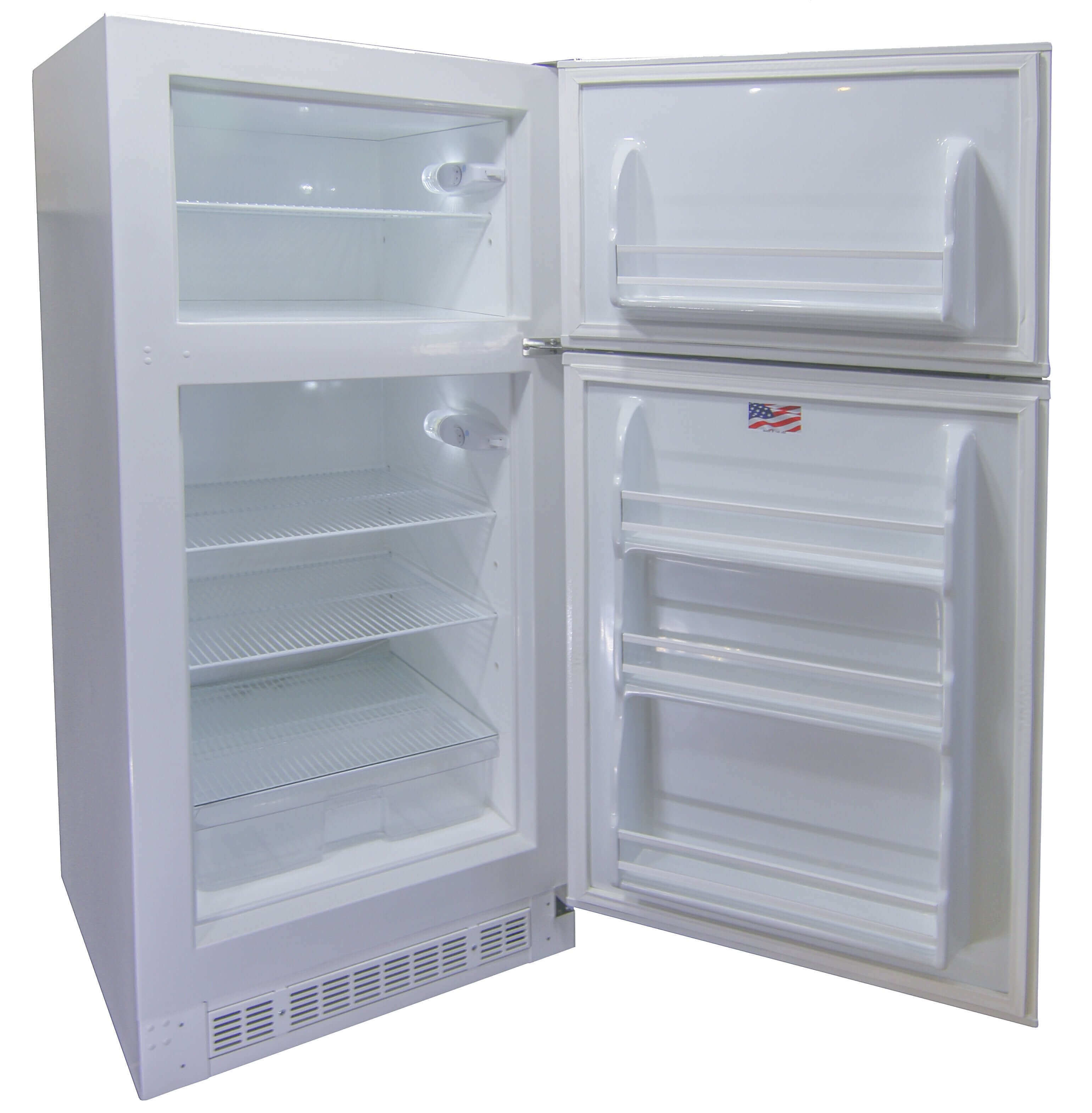 SunStar 16CU Solar/DC Refrigerator - White
