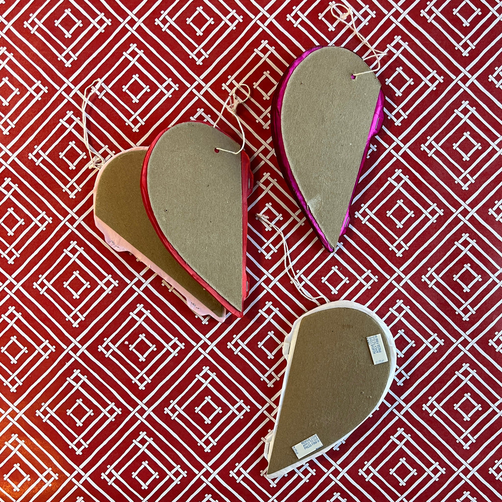 Honeycomb Hearts, Set of 4
