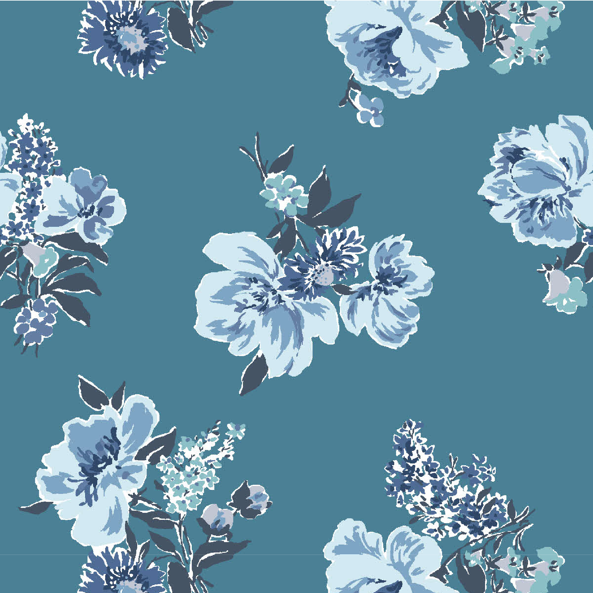 Swans Island Fabric - Pool Blue