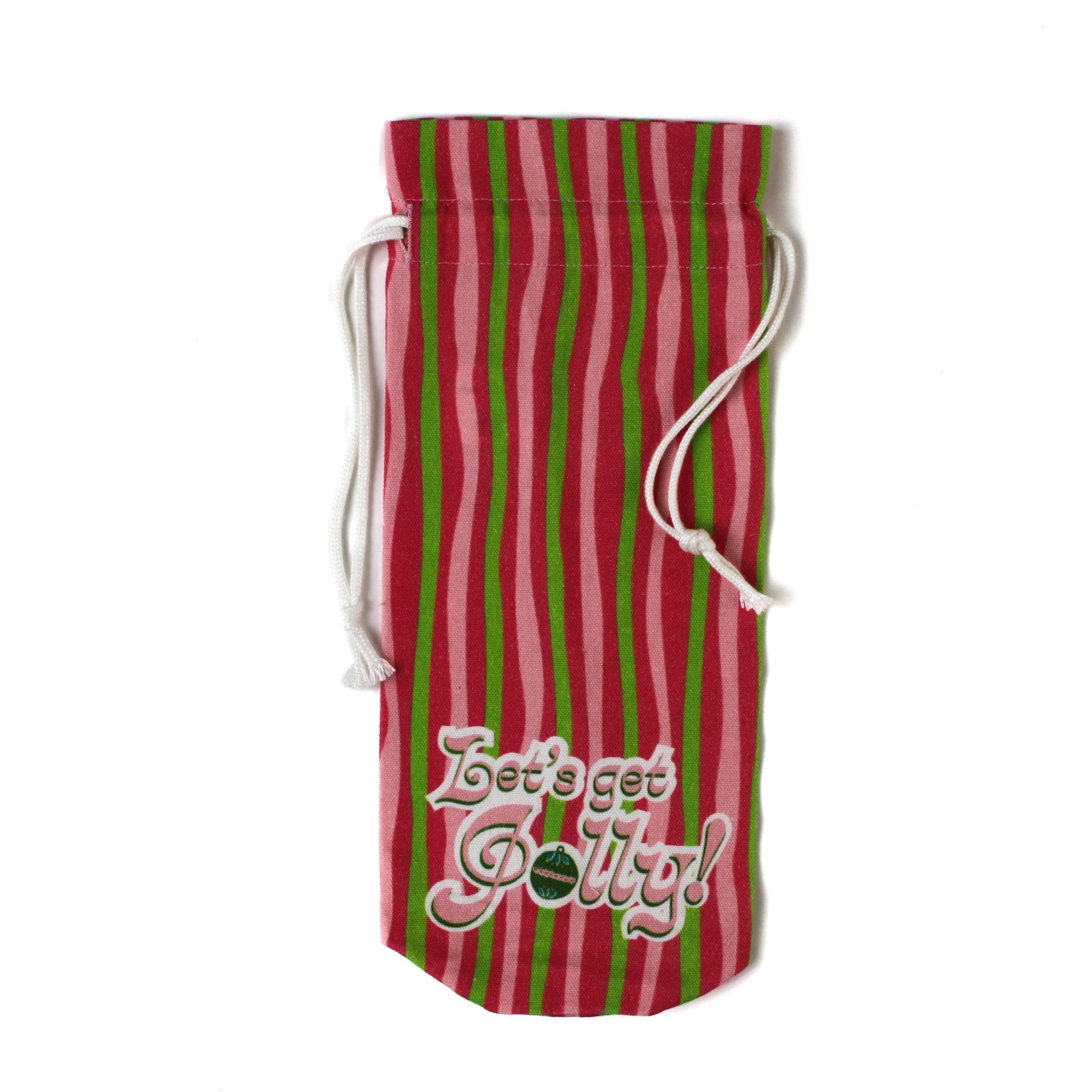 Christmas Wine Gift Bags - Let's Get Jolly