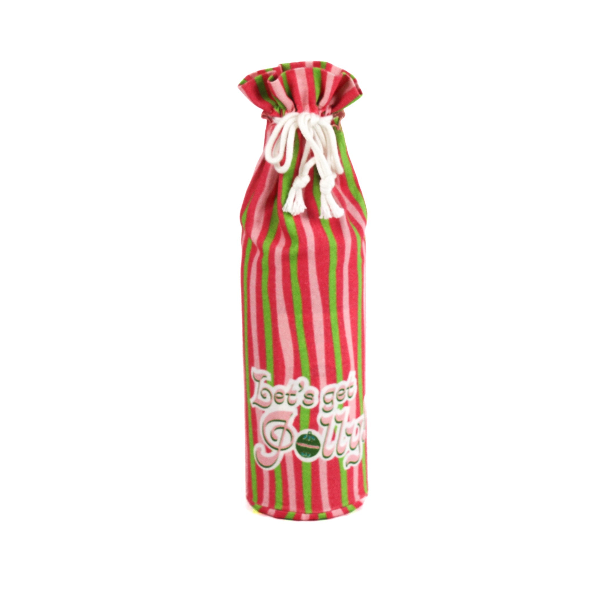 Christmas Wine Gift Bags - Let's Get Jolly