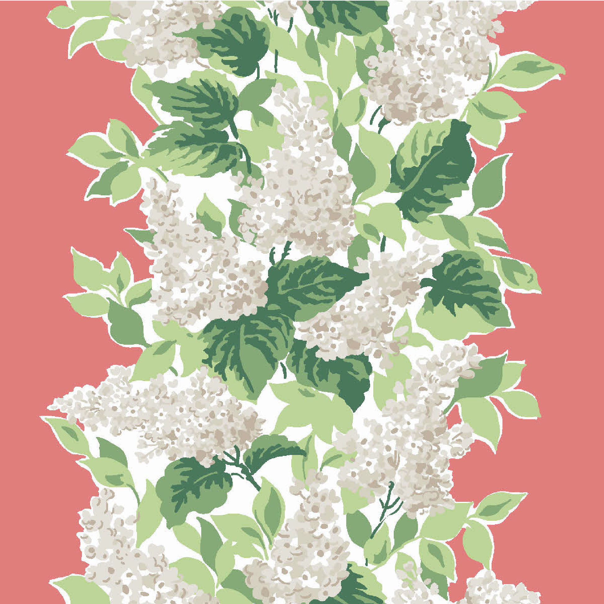 Bar Harbor Fabric - Rhubarb
