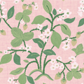 Strawberry Hill Fabric- Rose Pink