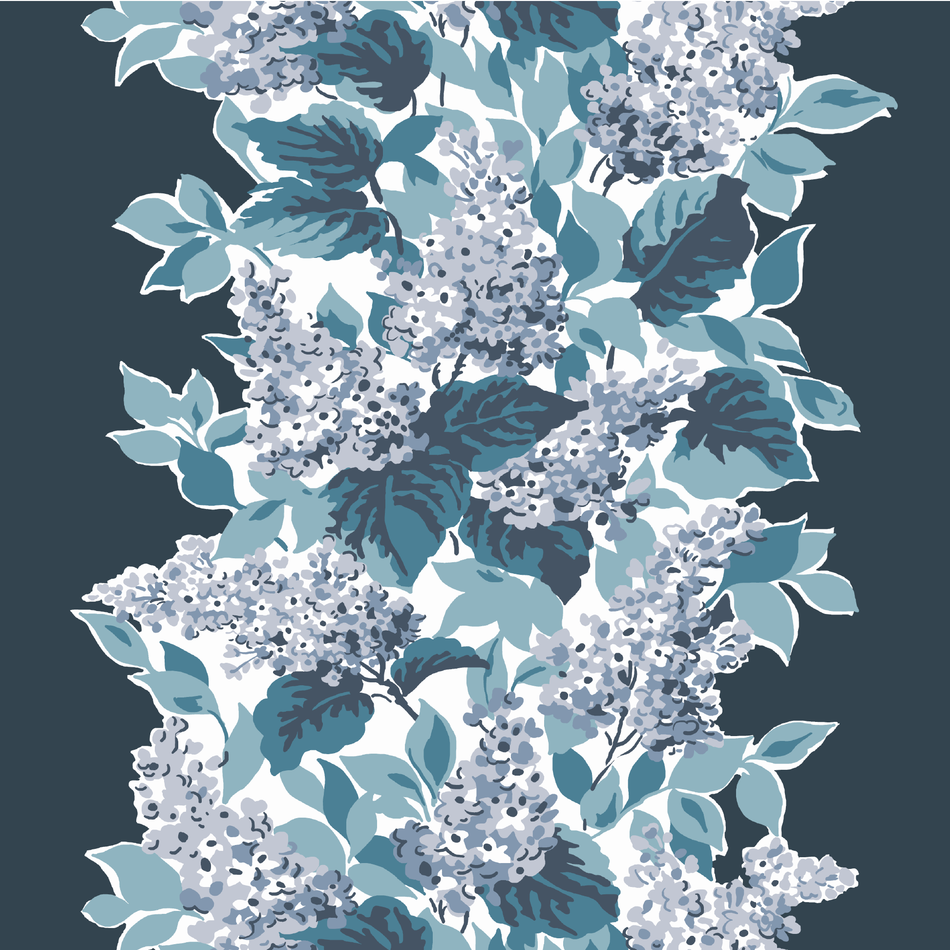 Bar Harbor Fabric - Navy Blue