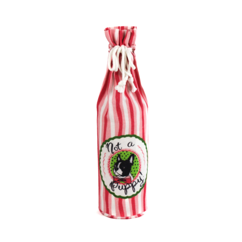 Christmas Wine Gift Bags - Not a Puppy!