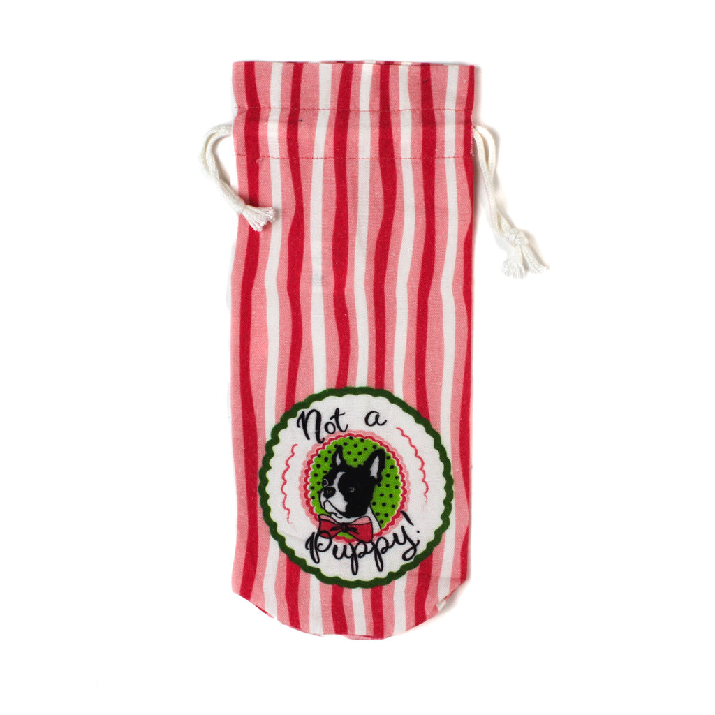 Christmas Wine Gift Bags - Not a Puppy!