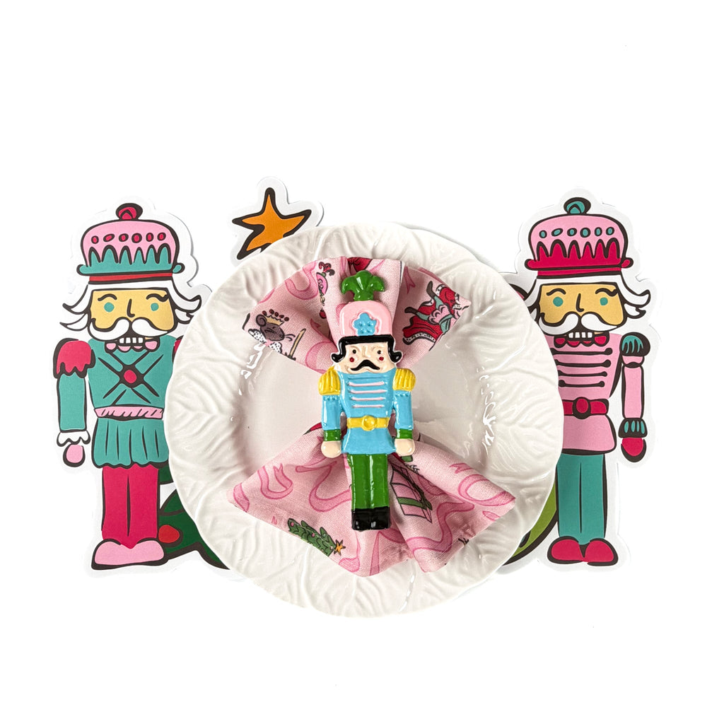 Shaped Nutcracker Paper Placemats, Set of 12