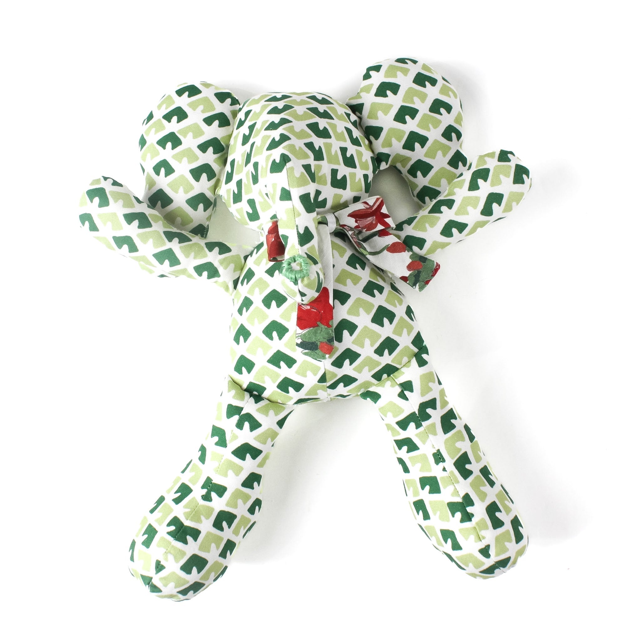 Old Jaipur Green Stuffed Elephant
