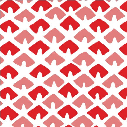 Old Jaipur Unpasted Wallpaper - Geranium Red